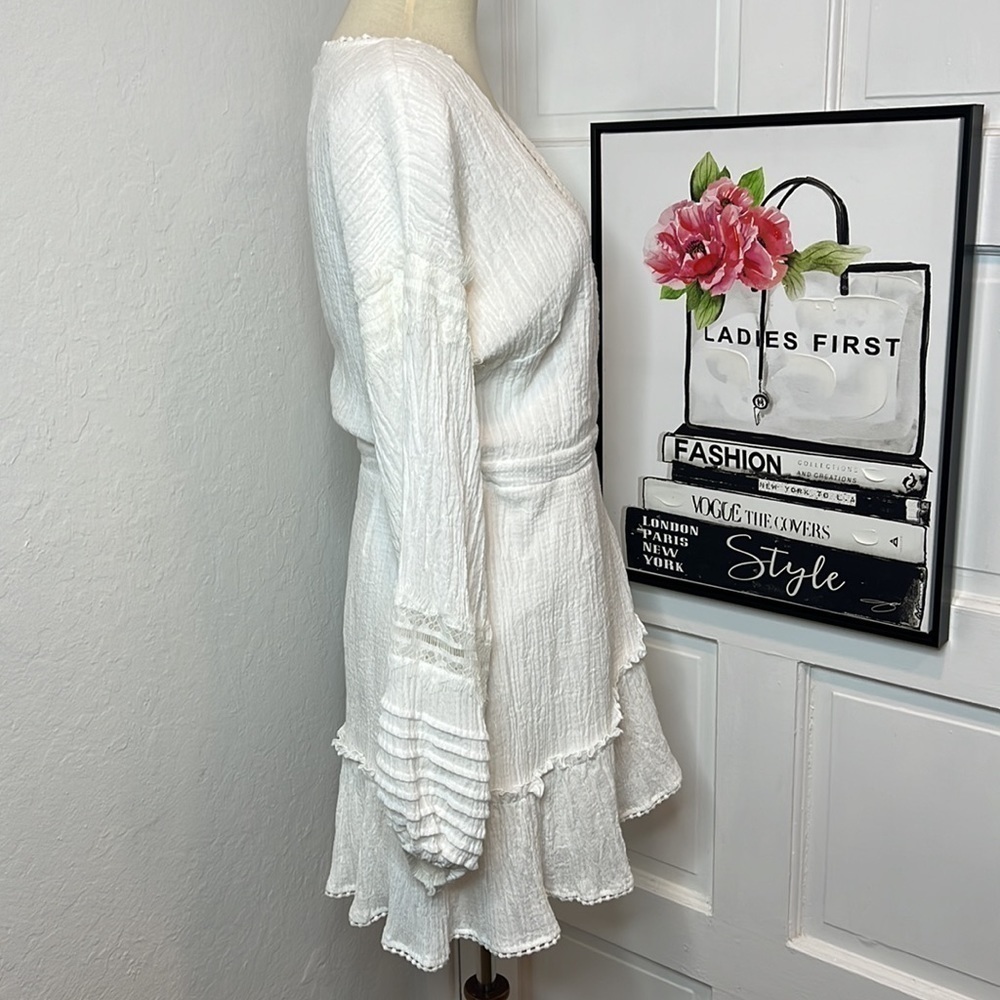 Suboo Willow White Wrap Dress Size 8US - Picture 4 of 12